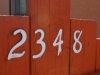 Our house number!
